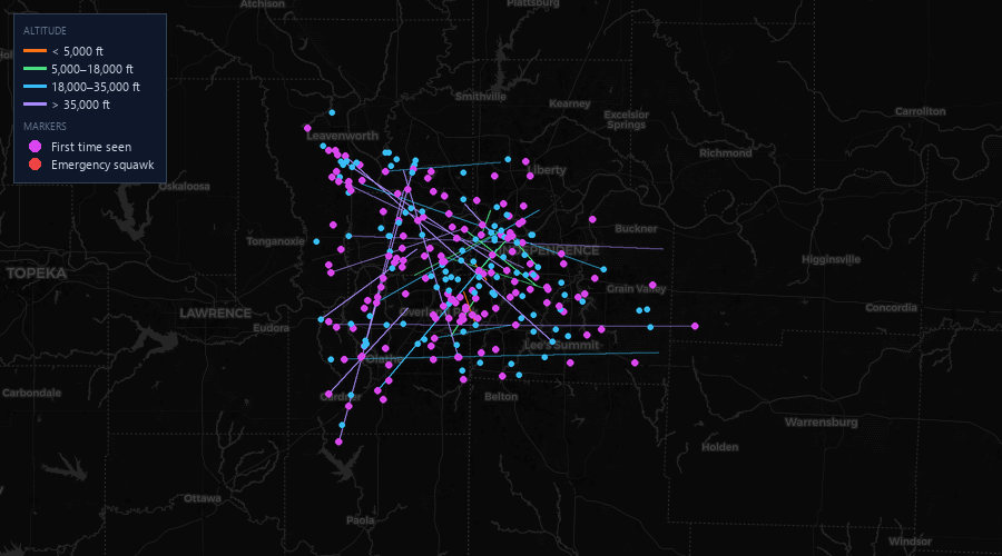 Flight map