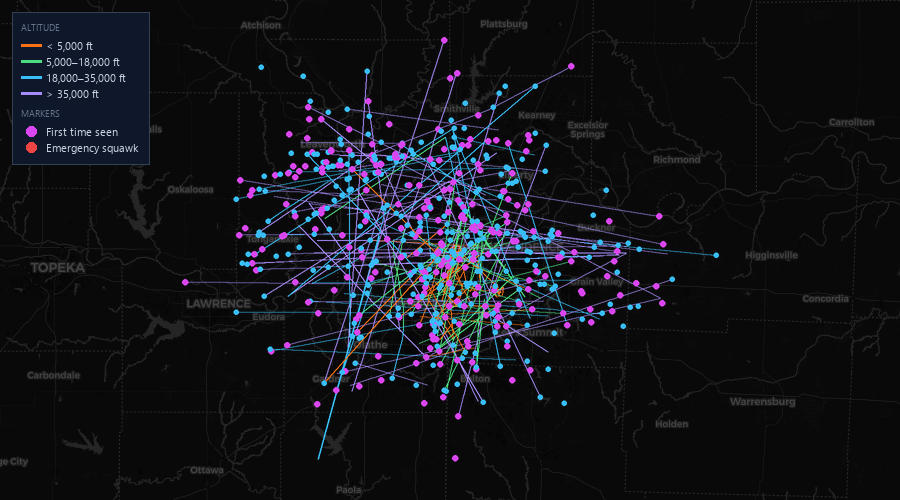 Flight map