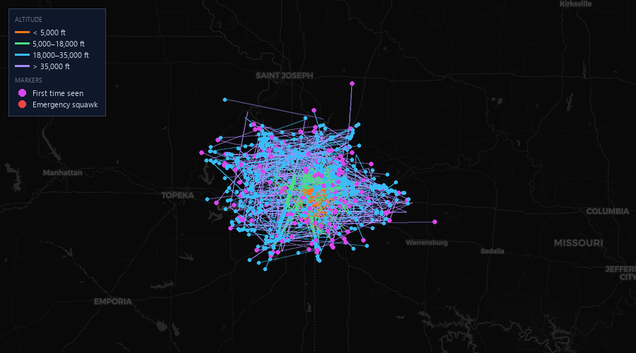 Flight map