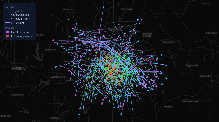Flight map