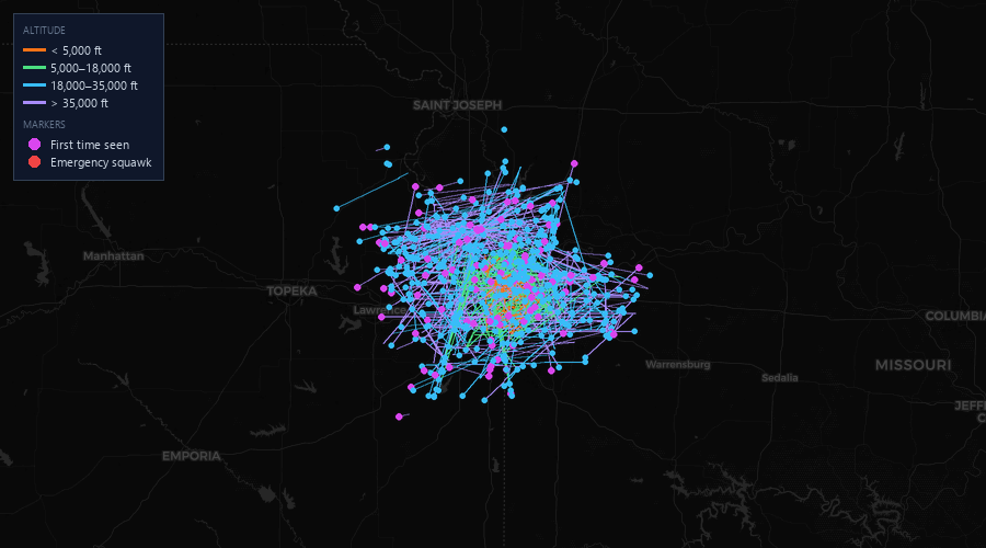 Flight map