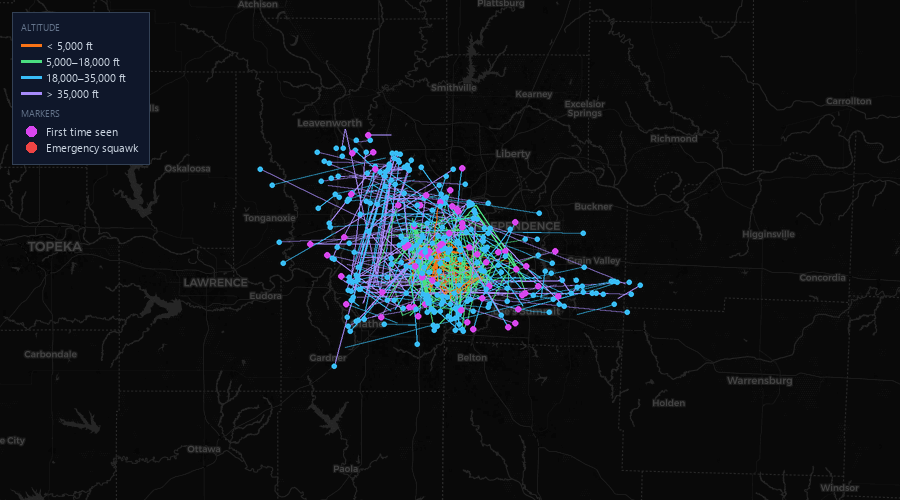 Flight map