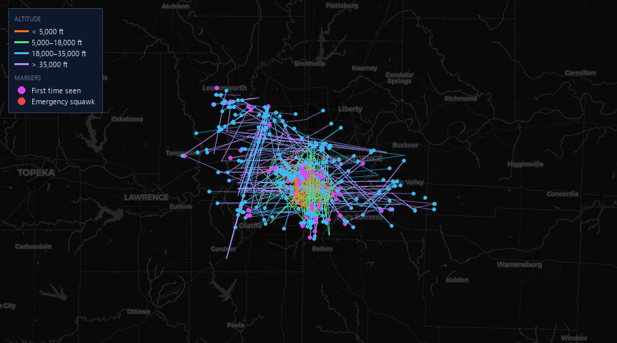 Flight map