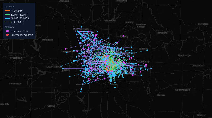 Flight map