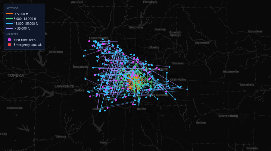 Flight map