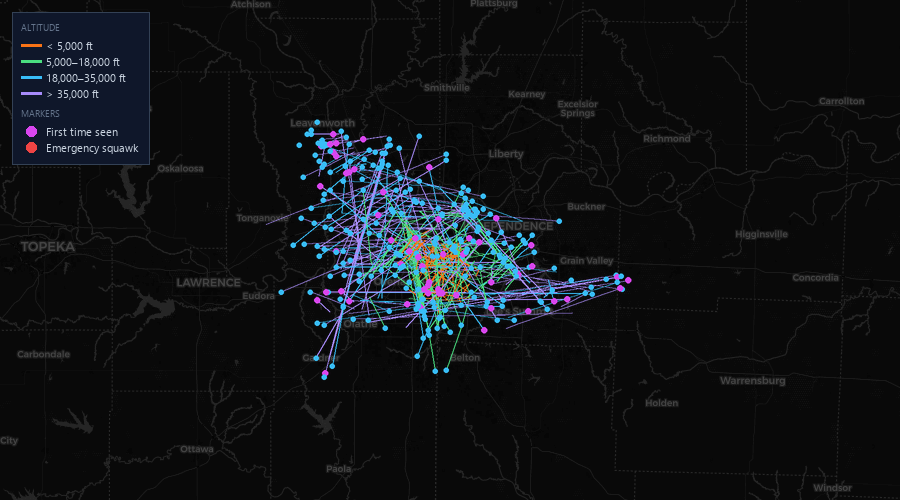 Flight map