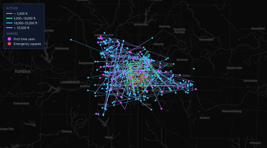 Flight map