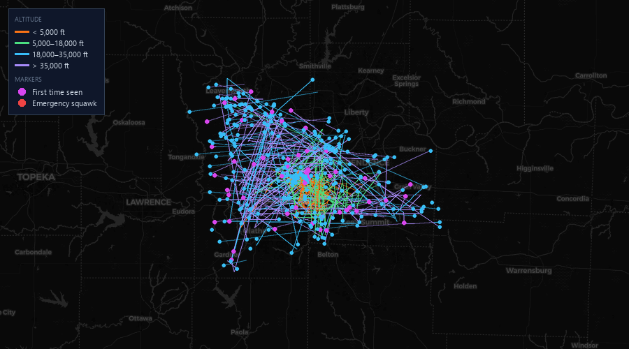 Flight map