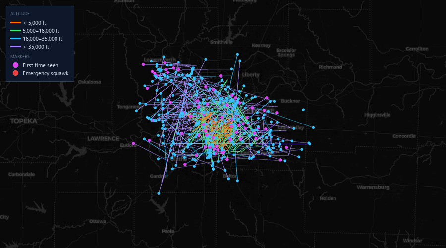 Flight map