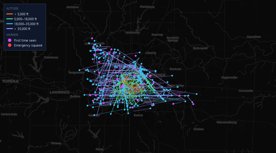 Flight map