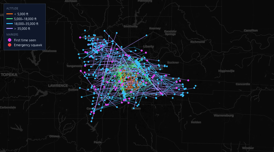 Flight map