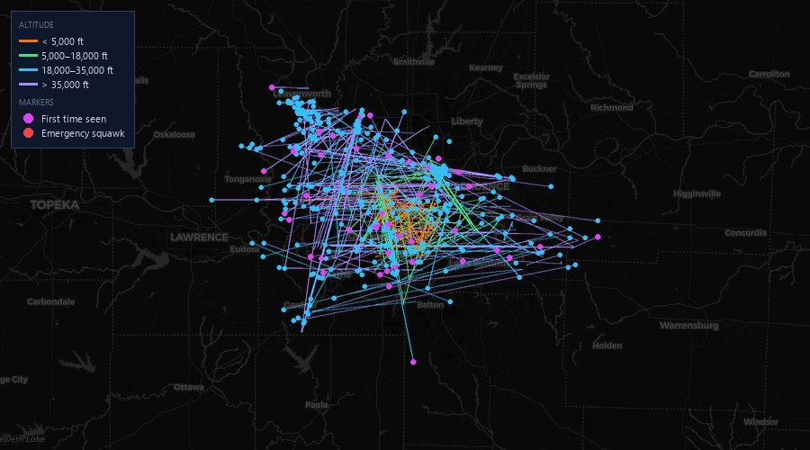 Flight map