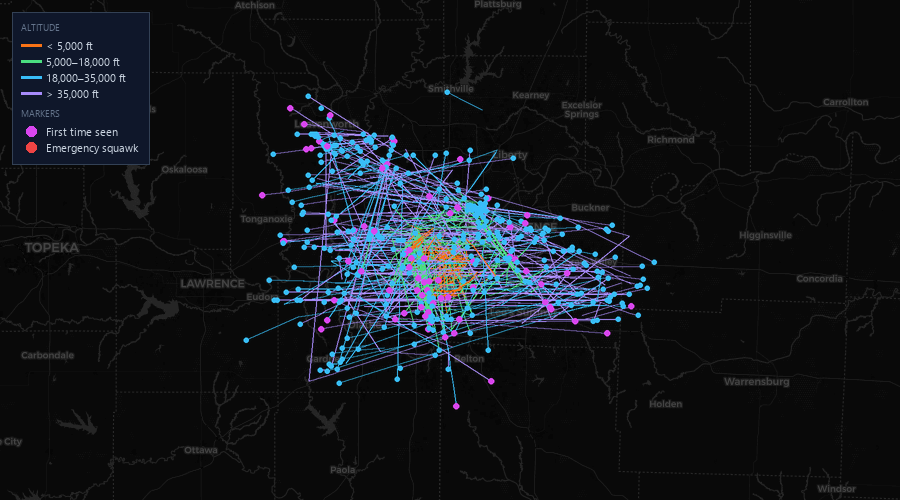 Flight map