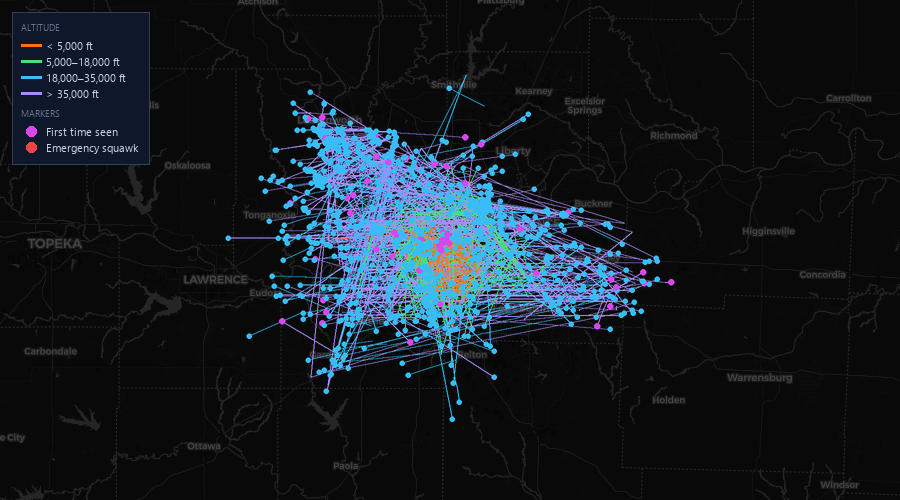 Flight map