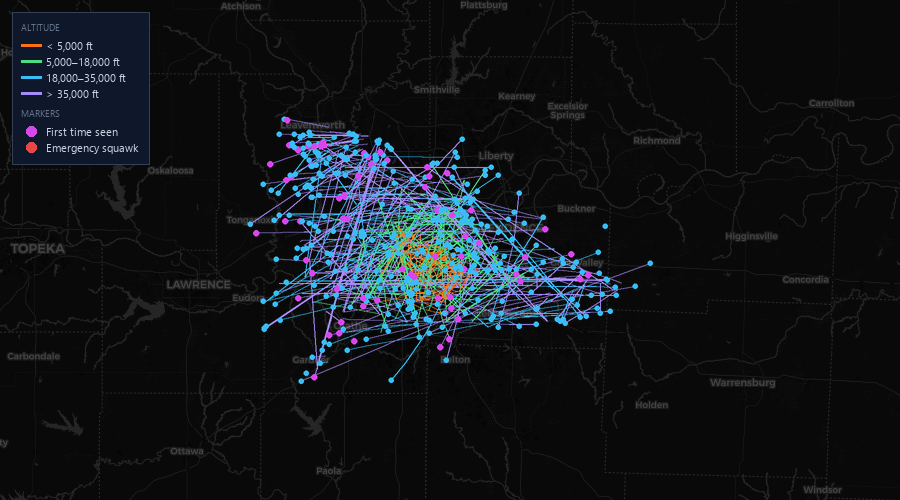 Flight map
