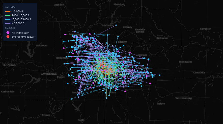 Flight map