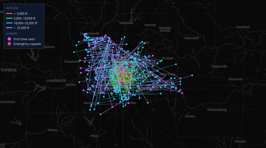 Flight map