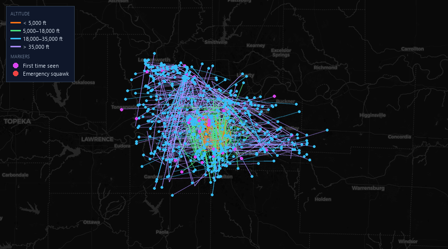 Flight map