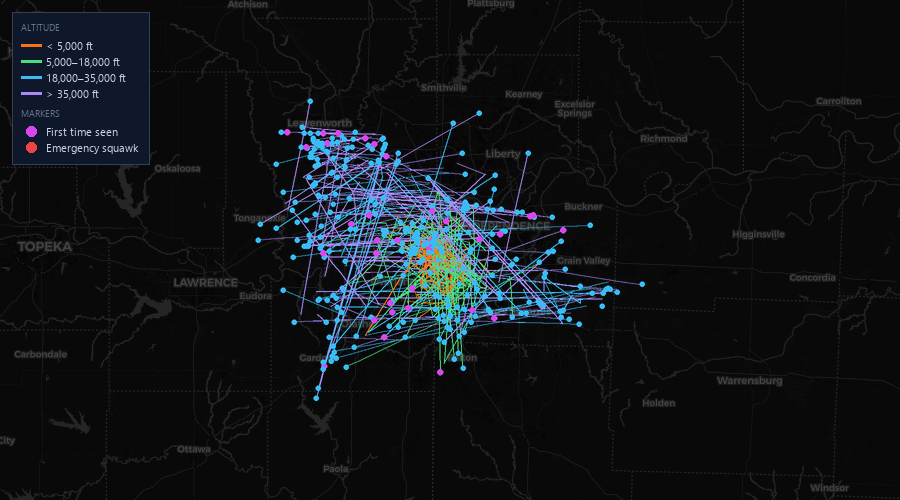 Flight map