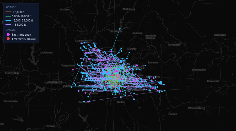 Flight map