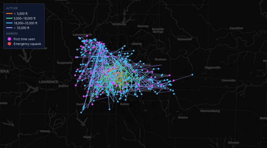 Flight map