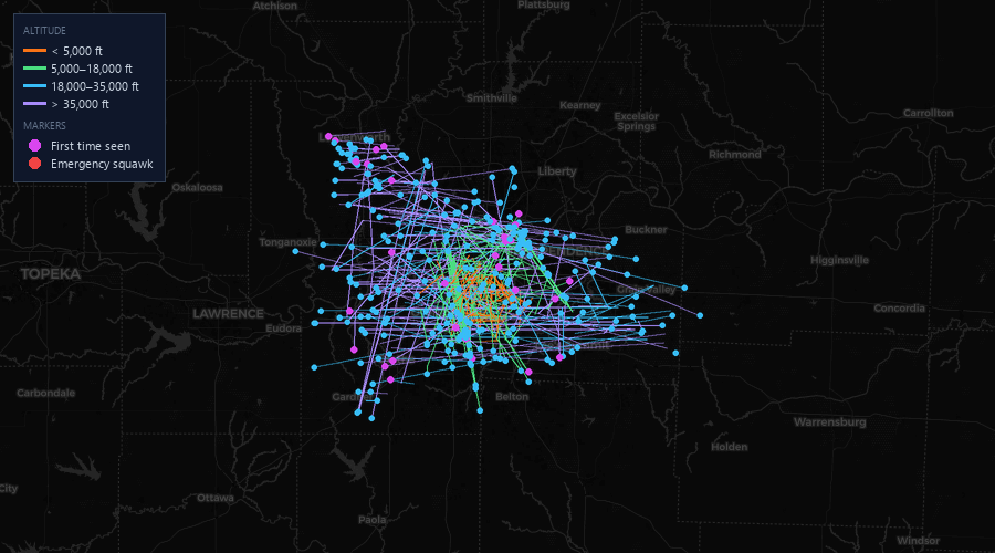 Flight map