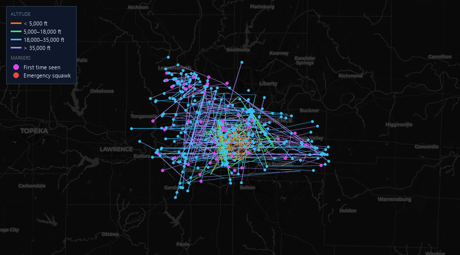 Flight map