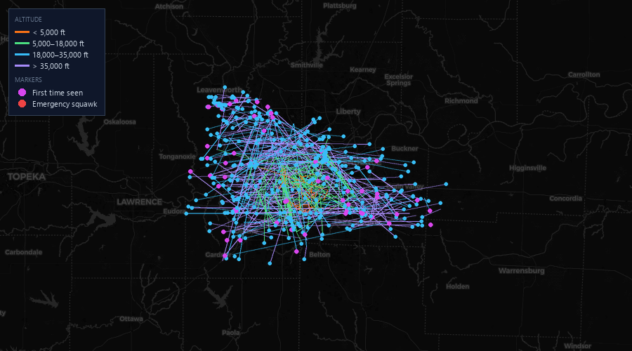 Flight map