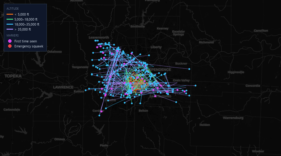 Flight map