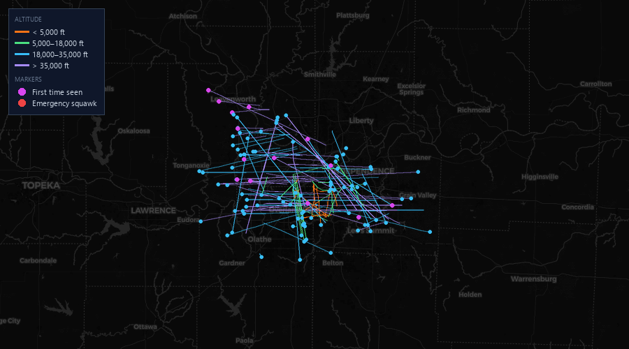 Flight map