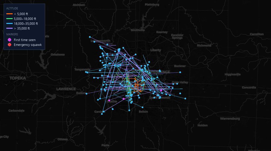 Flight map