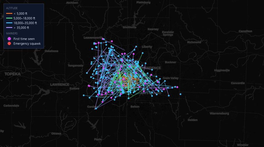 Flight map