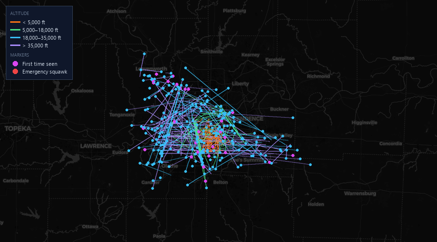 Flight map