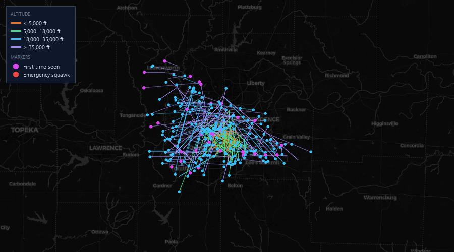 Flight map