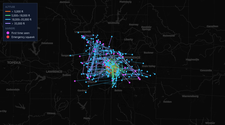 Flight map