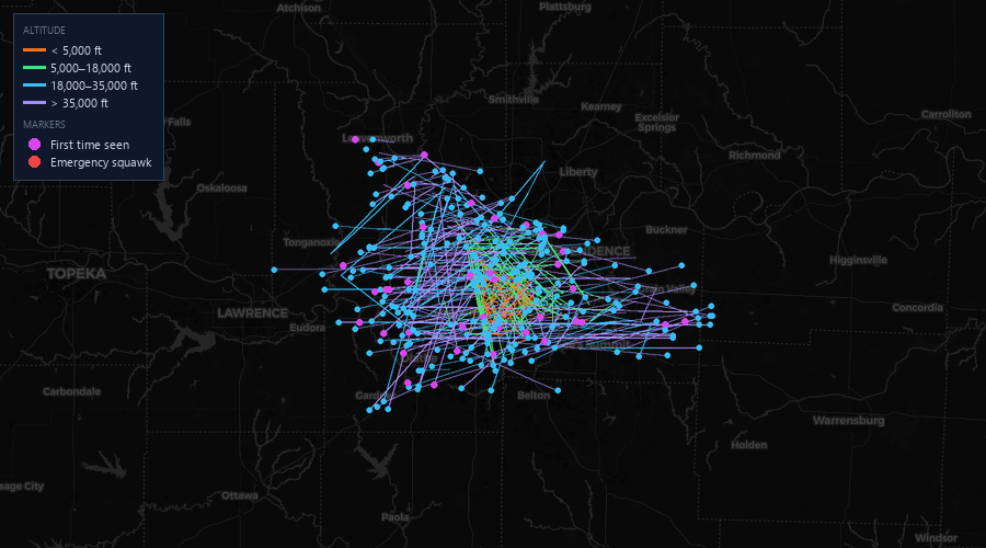 Flight map