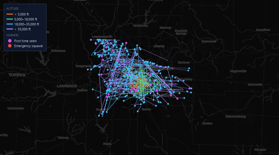 Flight map