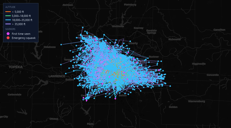 Flight map