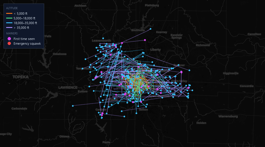 Flight map