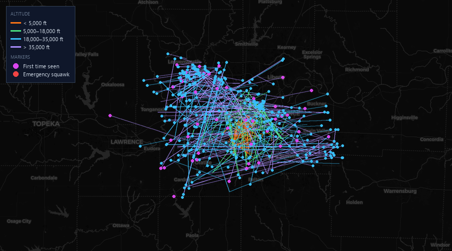 Flight map