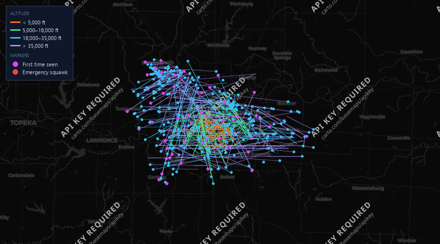 Flight map