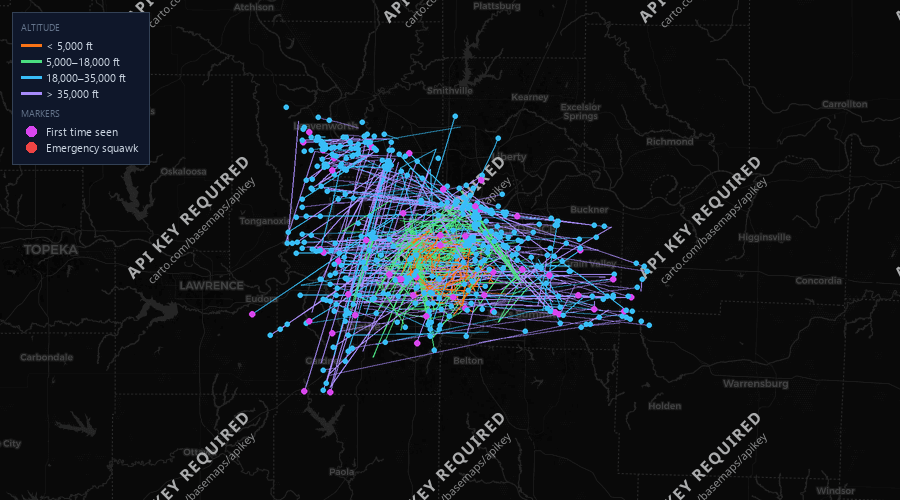 Flight map
