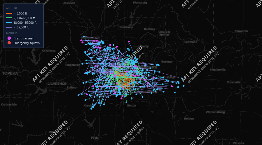 Flight map