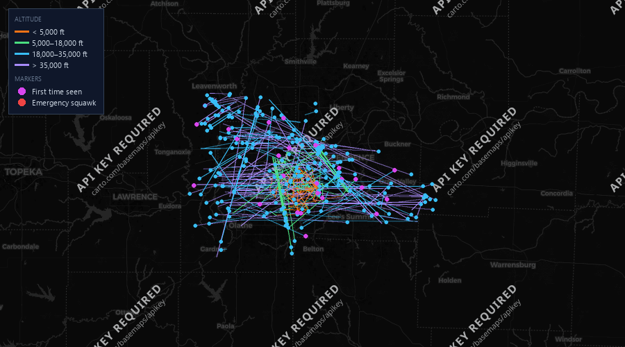 Flight map