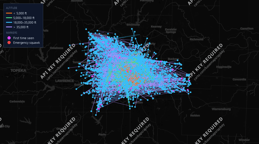 Flight map
