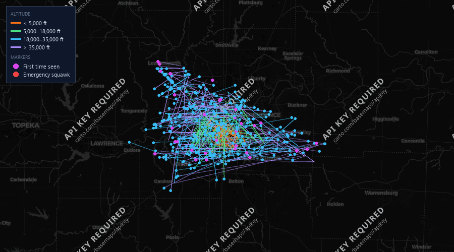 Flight map