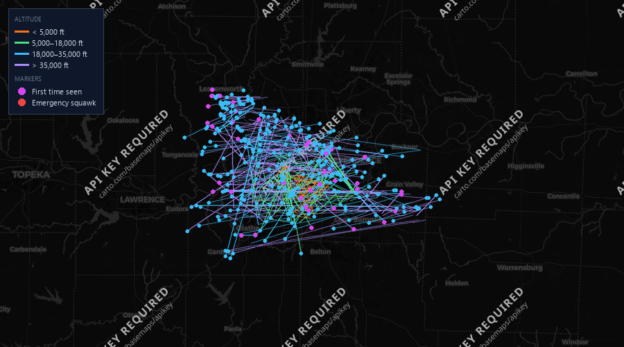 Flight map