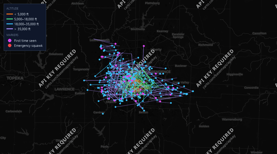 Flight map
