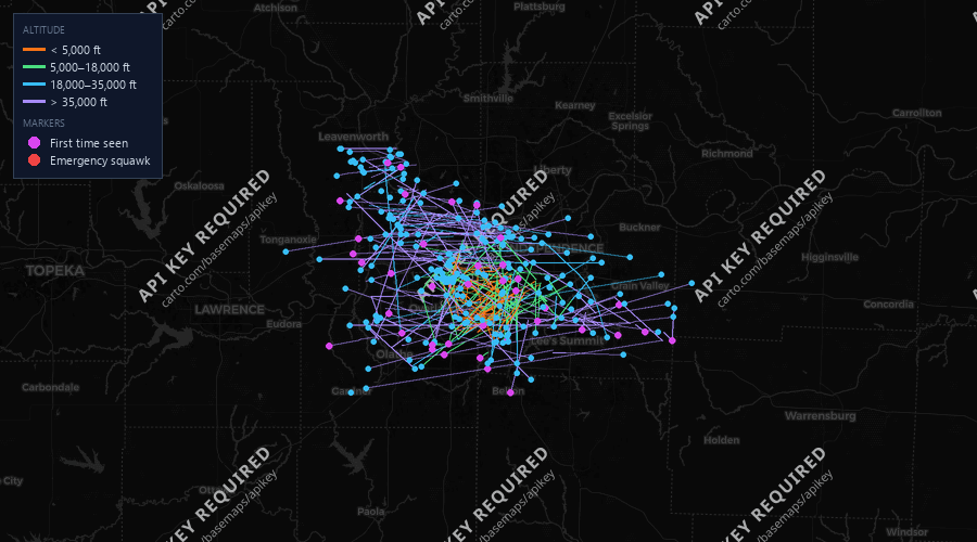 Flight map