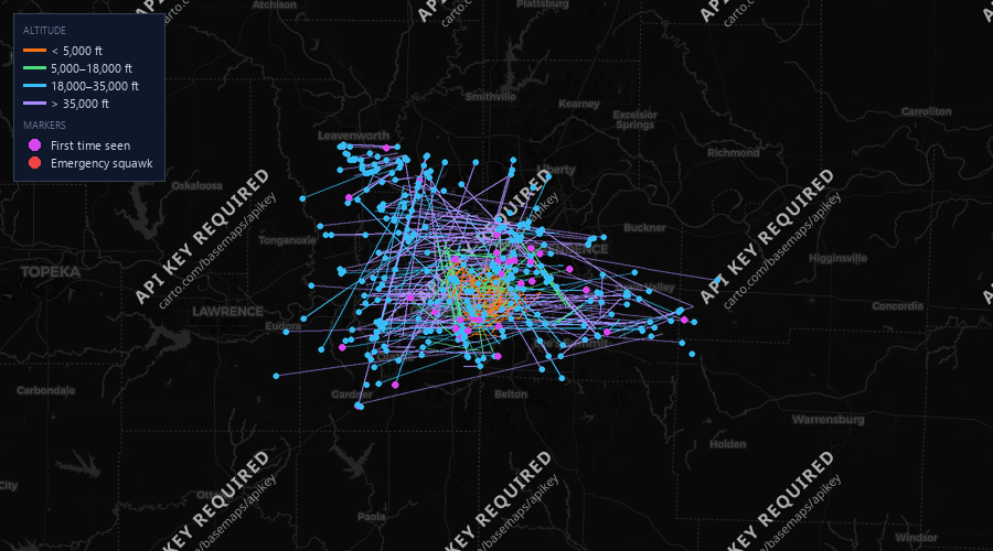 Flight map